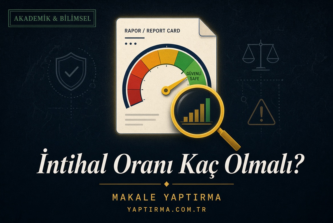 Şu anda görüntülediğiniz: Akademik Makalelerde İntihal Oranı Kaç Olmalı? (Turnitin Rehberi)